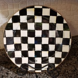 Courtly check 12” charger